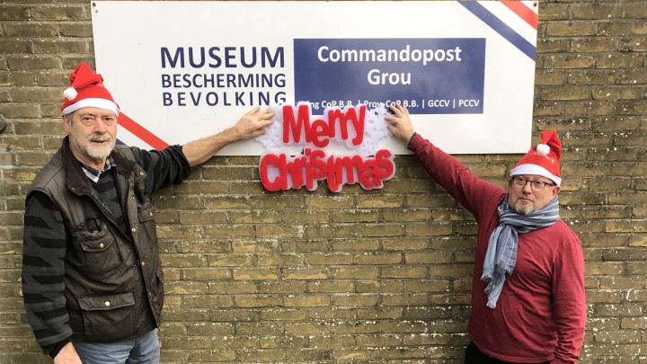 De vrijwilligers van het museum wensen iedereen een gezellig kerstfeest en een goed 2021.