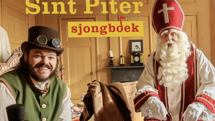 De fraaie cover van het Sint Piter Sjongboek, een uitgave van Louise.