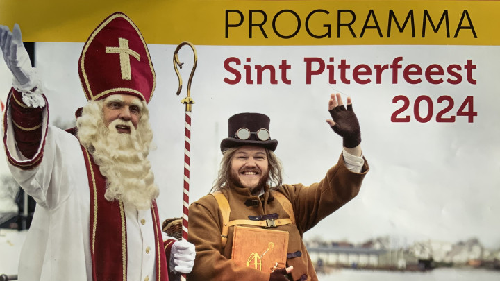 Het programmaboekje van het Sint Piterfeest 2024.