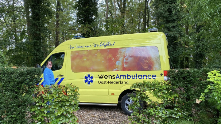Een wensambulance van Stichting WensAmbulance Oost-Nederland. (Foto website)