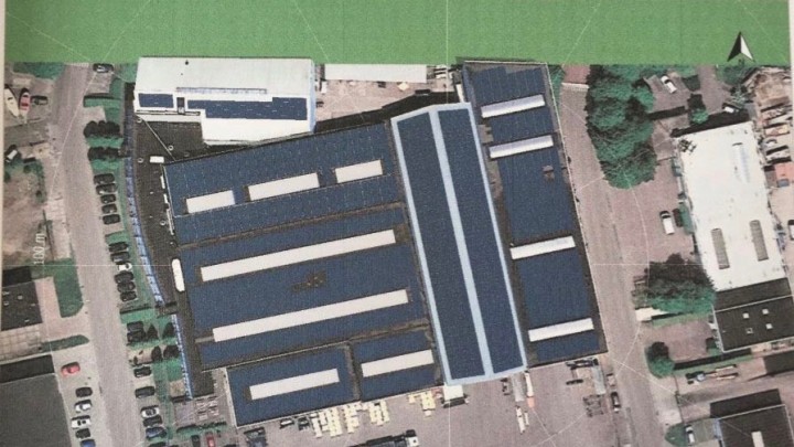 De daken van de bedrijfsgebouwen van De Mar komen straks vol te liggen met zonnepanelen.