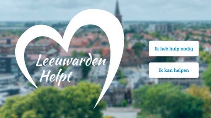 De startpagina van leeuwardenhelpt.nl.