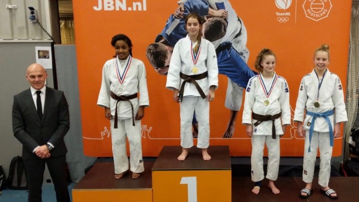 Judoka Milou Hendriks werd zaterdag voor de tweede keer kampioen van Nederland.