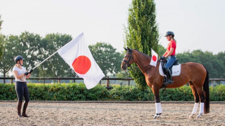Rixt wil met haar paard naar de Paralympische Spelen in Tokio. (Foto: Eefje van Griensven - Marinus)
